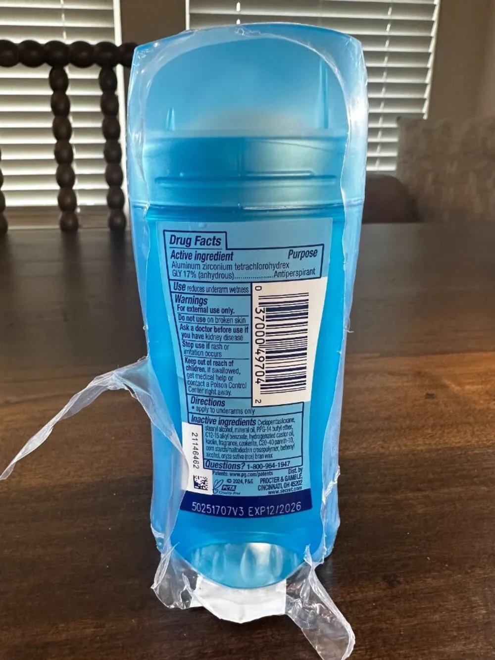 Secret antiperspirant deodorant